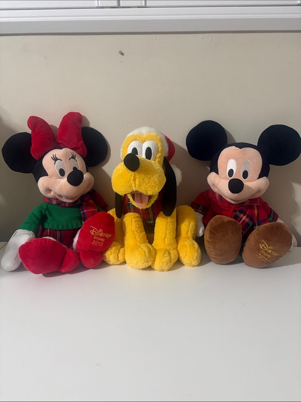 Disney Holiday Plush Trio